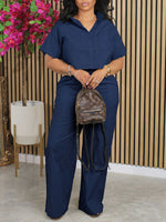 Gorgeousladie Solid Shirt & Pants Set
