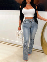 Gorgeousladie Double Waist Jeans