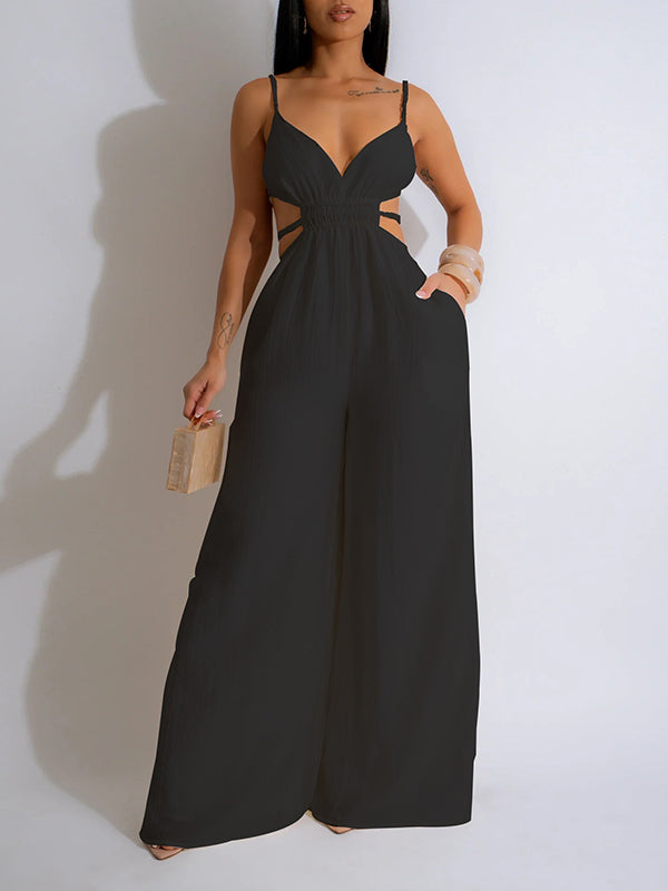 Wide-Leg Cami Jumpsuit