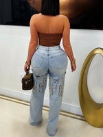 Embroidery Jeans