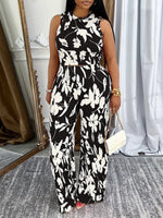 Printed Tank Top & Pants Set