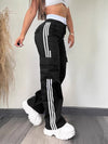 Side Stripe Cargo Pants