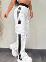 Side Stripe Cargo Pants