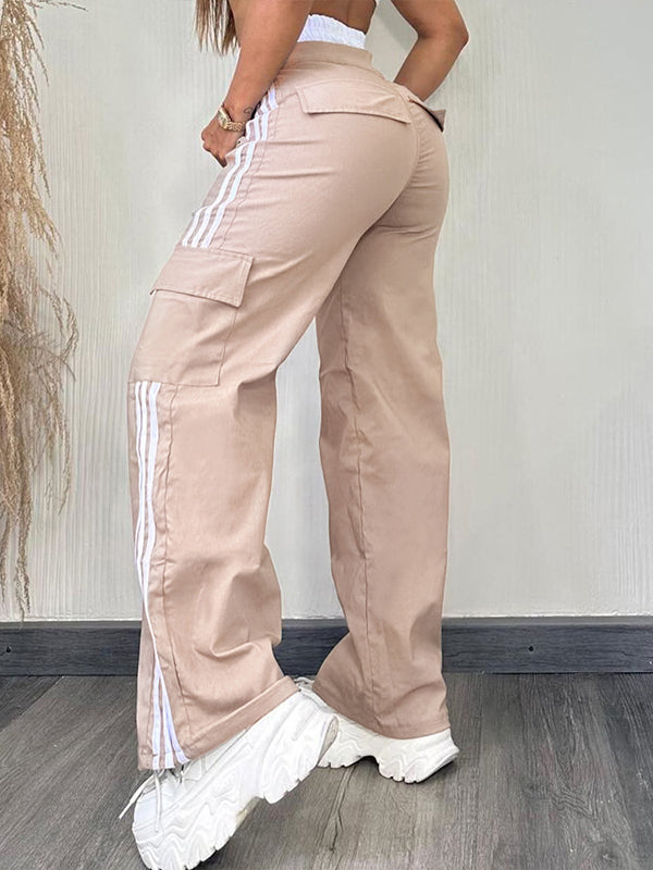 Side Stripe Cargo Pants