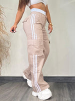 Side Stripe Cargo Pants