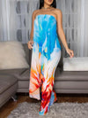 Printed Tube Top & Pants Set