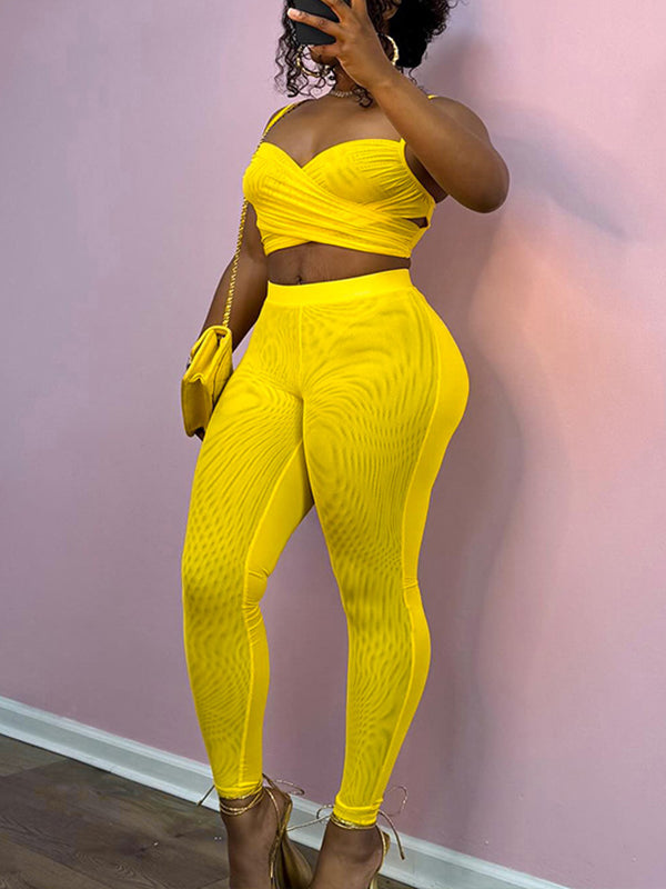 Solid Cami Top & Pants Set