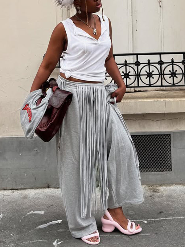 Fringe Sweatpants