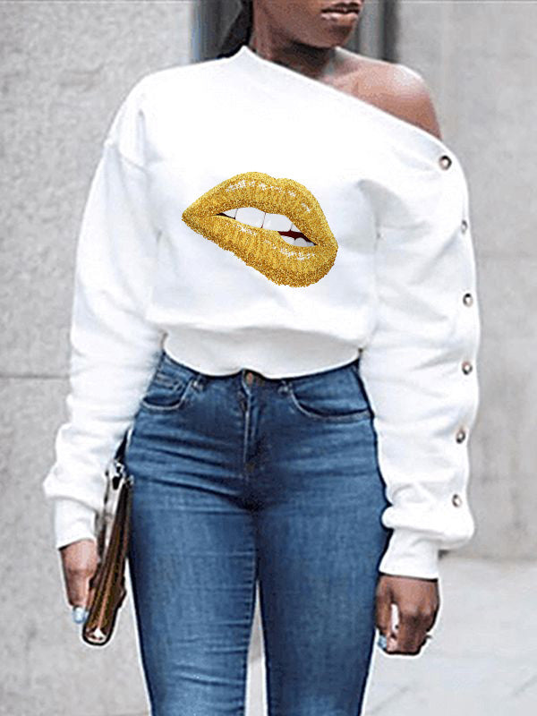 Plus-Size Logo Boat-Neck Sweatshirt