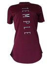 Gorgeousladie Side-Slit Slogan T-shirt