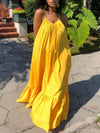 Gorgeousladie Cami Ruffle Maxi Dress
