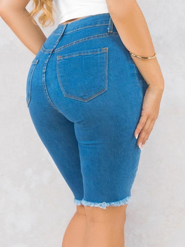 Gorgeousladie Ripped Bermuda Shorts