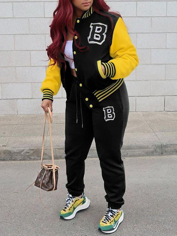 Gorgeousladie Bomber Jacket & Jogger Pants Set