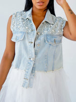 Gorgeousladie Studded Denim Vest