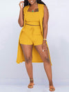 Gorgeousladie Solid Ribbed 3PC Set