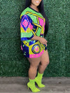 Gorgeousladie Multicolor Sequin Dress