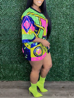 Gorgeousladie Multicolor Sequin Dress