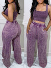 Drawstring Elastic-Waist Pants