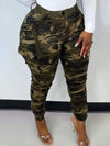 Gorgeousladie Camo Belted Jeans
