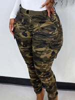 Gorgeousladie Camo Belted Jeans