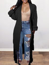 Gorgeousladie Tied Fringe Cardigan