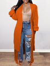 Gorgeousladie Tied Fringe Cardigan