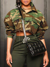 Gorgeousladie Camo Cropped Jacket