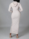 Gorgeousladie Inside-Out Hooded Dress