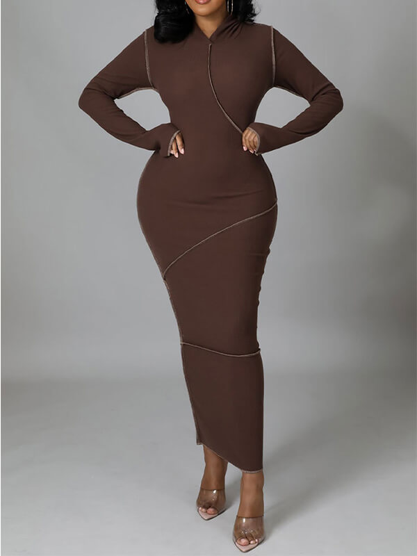 Gorgeousladie Inside-Out Hooded Dress