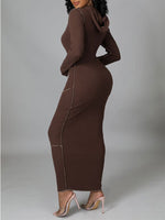 Gorgeousladie Inside-Out Hooded Dress