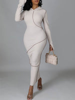 Gorgeousladie Inside-Out Hooded Dress