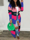 Gorgeousladie Colorblock Open-Front Cardigan