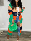 Gorgeousladie Colorblock Open-Front Cardigan