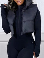 Gorgeousladie Zip-Front Puffer Vest