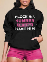 Gorgeousladie Logo-Print Pullover Hoodie