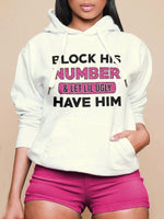 Gorgeousladie Logo-Print Pullover Hoodie