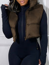 Gorgeousladie Zip-Front Puffer Vest