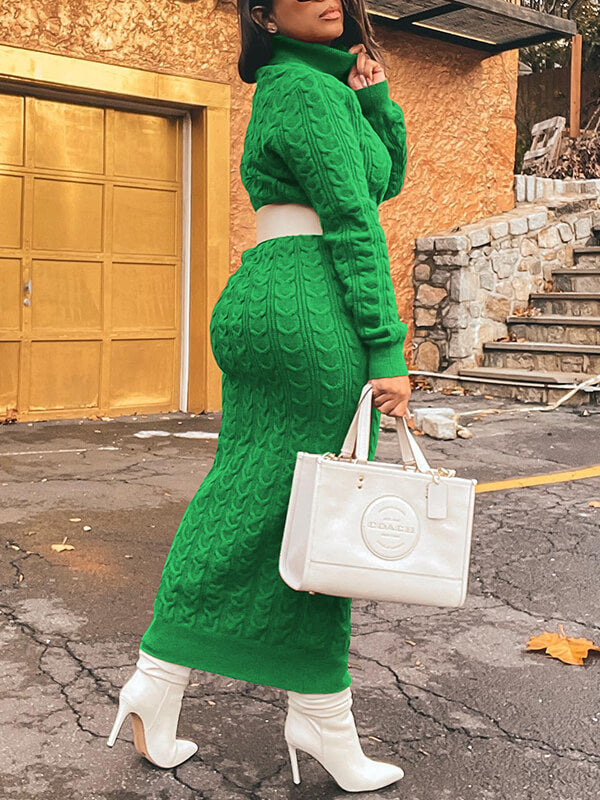 Gorgeousladie Turtleneck Knit Dress