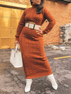 Gorgeousladie Turtleneck Knit Dress