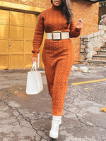 Gorgeousladie Turtleneck Knit Dress