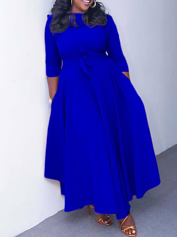 Gorgeousladie Solid Tied-Front Dress