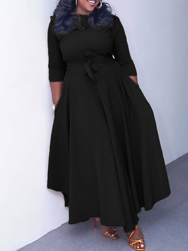 Gorgeousladie Solid Tied-Front Dress