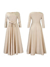 Gorgeousladie Solid Tied-Front Dress