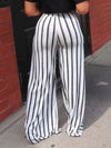 Gorgeousladie Stripe Wide-Leg Pants