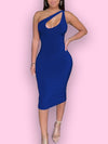 Gorgeousladie One-Shoulder Cutout Dress