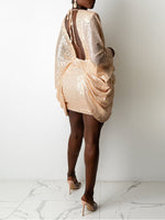Gorgeousladie Sequin Asymmetric Dress