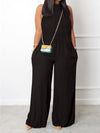 Gorgeousladie Sleeveless Wide-Leg Jumpsuit