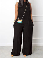 Gorgeousladie Sleeveless Wide-Leg Jumpsuit