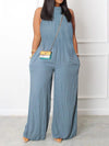 Gorgeousladie Sleeveless Wide-Leg Jumpsuit