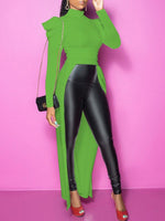 Gorgeousladie Puff-Sleeve Tunic Top